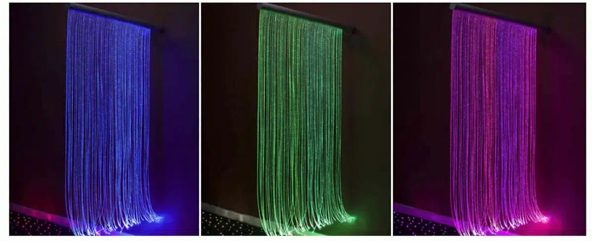 Cobb Fibre Ottiche | fibre ottiche side glow colore |